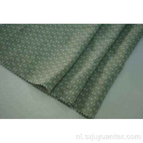 Rayon polyester slub natuurlijke kreukel Tencel print stof